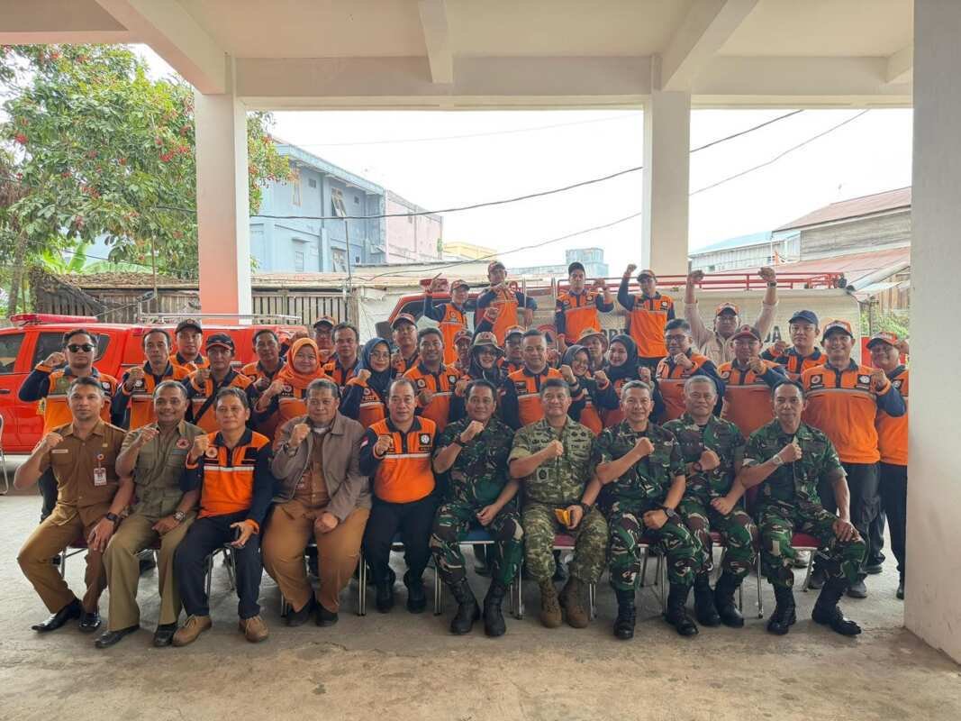 Tim Penyuluh Karhutla Sesko TNI Kunjungi BPBD Kota Samarinda