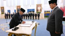 Panglima TNI Hadiri Pelantikan Menteri Keuangan RI