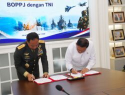 Panglima TNI Tandatangani Nota kesepahaman Dengan Kepala Badan Otorita Pengelola Pantai Utara Jawa