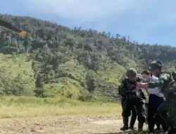 Akses Darat Terhambat, Pangkoops TNI Habema Perintahkan Evakuasi Udara Ibu Sinta dari Mbua