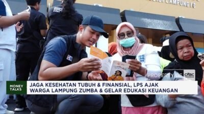 Kegiatan Zumba LPS dan Edukasi Keuangan di Bandar Lampung