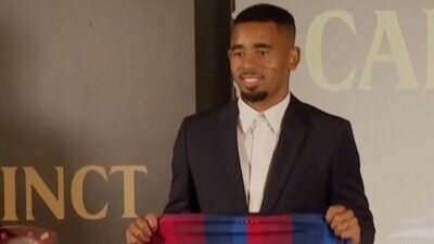 Pengantar Gabriel Jesus sebagai Pemain Barcelona Pengantar Gabriel Jesus sebagai Pemain Barcelona