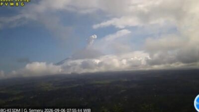 Fenomena Erupsi Empat Gunung Api Bersamaan di Indonesia