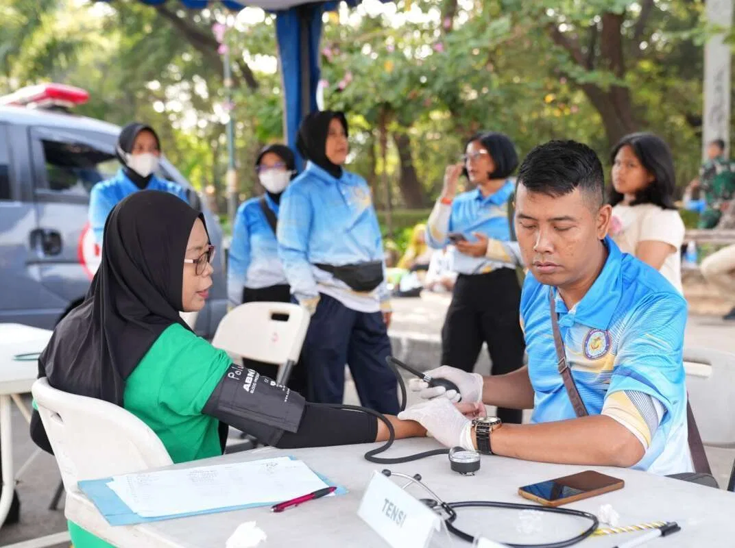Pelayanan Kesehatan TNI Menyambut HUT ke-81