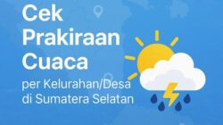 Prakiraan Cuaca Terbaru di Sumatera Selatan