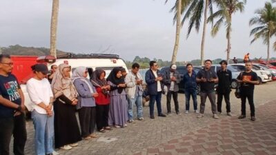 Doa Bersama Wartawan untuk Keselamatan Jurnalis yang Hilang di Selat Sunda