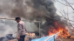 Upaya Pemadaman Kebakaran Lahan di Sota