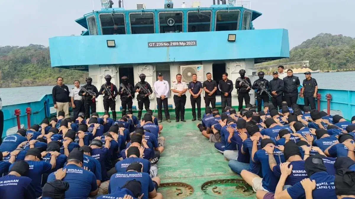 Pemindahan 123 Warga Binaan ke Nusakambangan