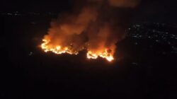 Kebakaran Besar Melanda Tempat Pembuangan Akhir Galuga di Bogor