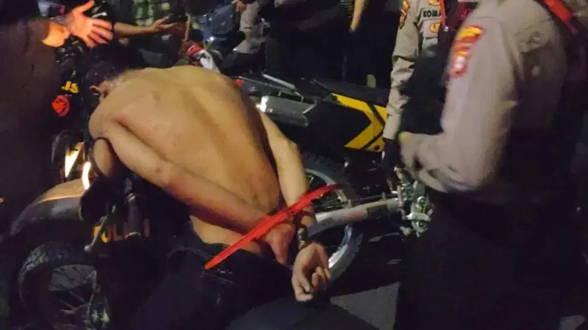 Penangkapan Maling Motor di Margonda Setelah Terjatuh