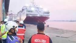 Kapal MV Haida Tiba di Banjarmasin Selamatkan Penumpang