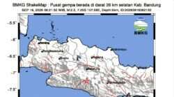 Gempa Kecil Mengguncang Wilayah Bandung