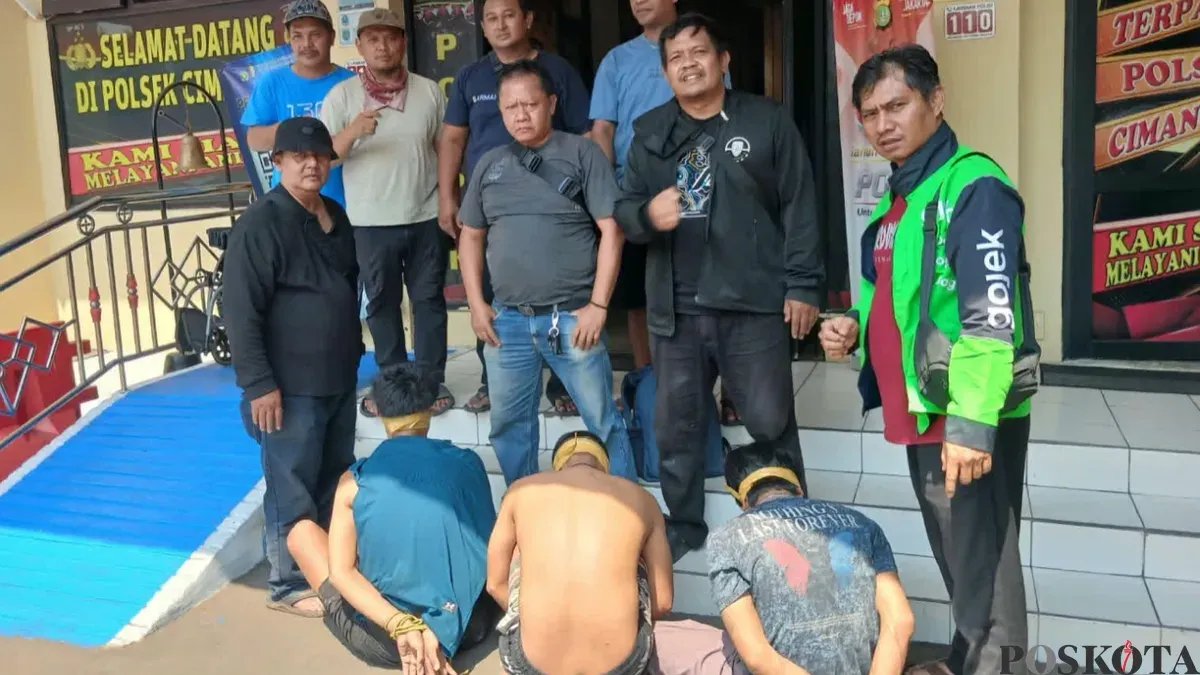 Penggerebekan Komplotan Pencuri Motor di Depok Penggerebekan Komplotan Pencuri Motor di Depok