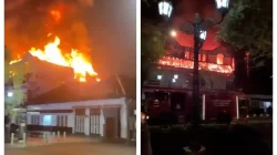 Kobaran Api Melanda Hamzah Batik di Malioboro