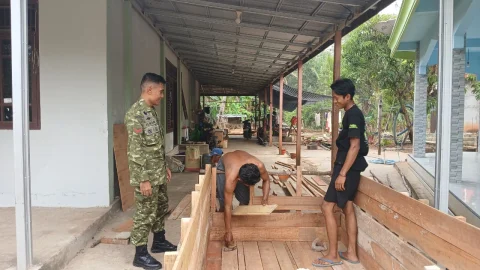Jalin Komunikasi dan Serap Informasi, Babinsa Perkuat Kemanunggalan TNI-Rakyat