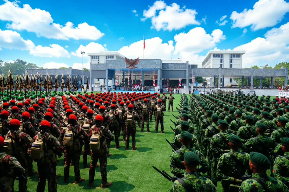 Penuh Khidmat, Panglima TNI Dampingi Presiden Prabowo Pimpin Upacara HUT ke-81 TNI Tahun 2026