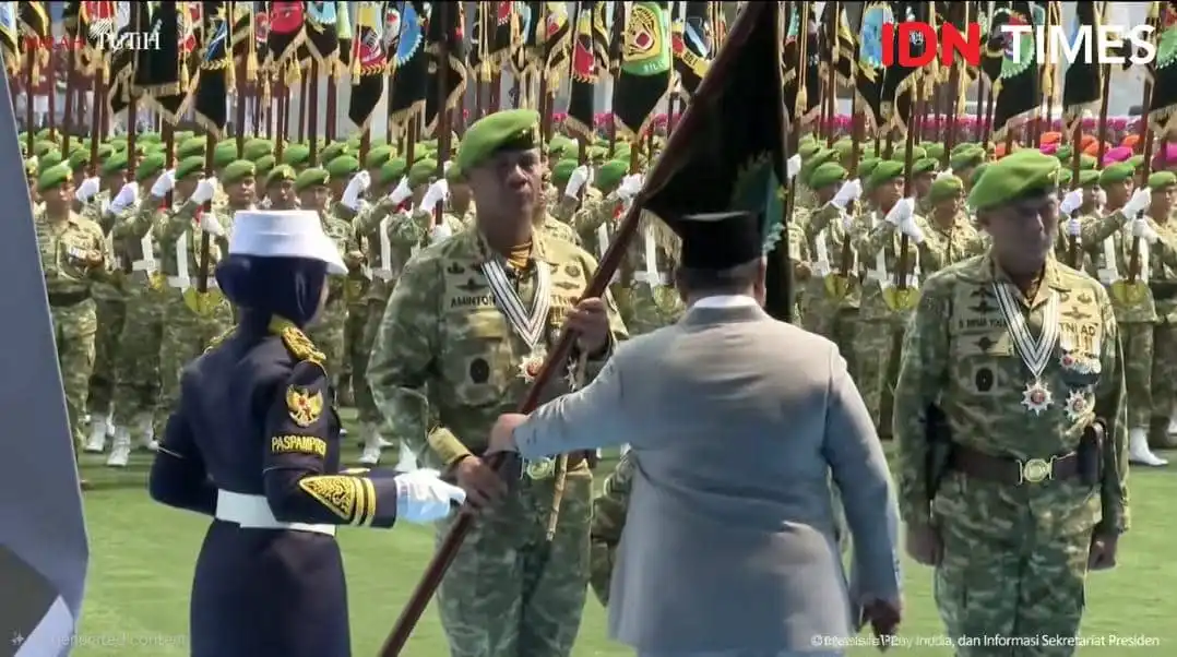 Prabowo Resmikan Enam Kodam Baru, Total Komando Daerah Militer Kini 27