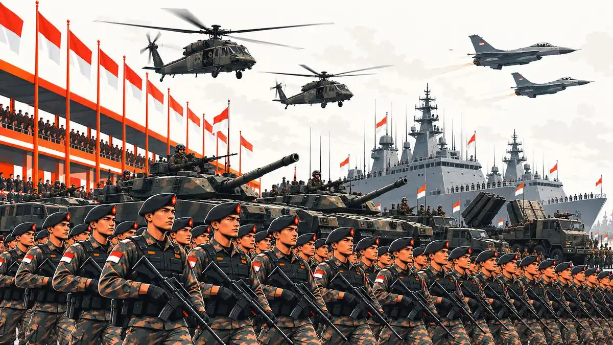 Prabowo Resmikan 204 Satuan Baru TNI dalam Peringatan HUT ke-81