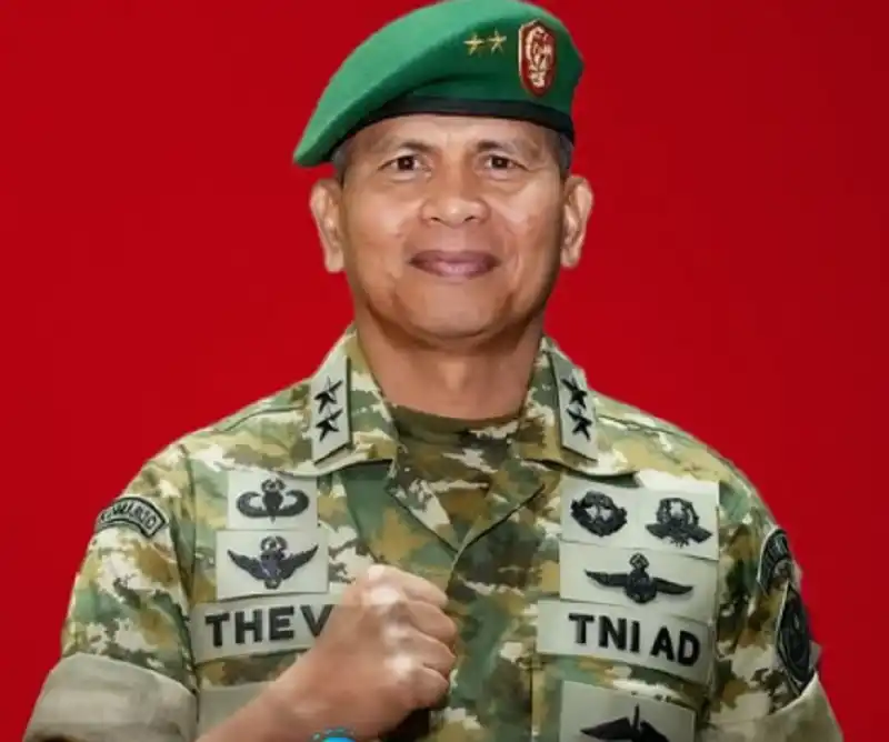 Profil Thevi Angandowa Zebua, Pemimpin Kodam XXVII/Sobe Sonbai dan Eksponen Kopassus