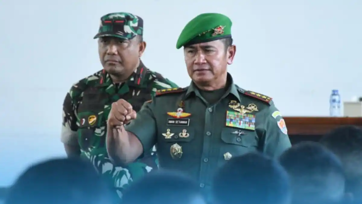 Letjen TNI Iwan Setiawan Menggantikan Mohammad Fadjar sebagai Pangkostrad