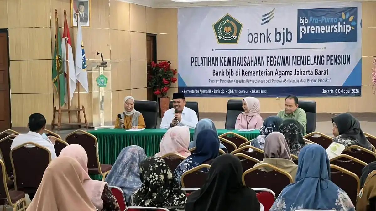 Bank bjb Bekali 85 PNS Kemenag Jakarta Barat Hadapi Masa Pensiun