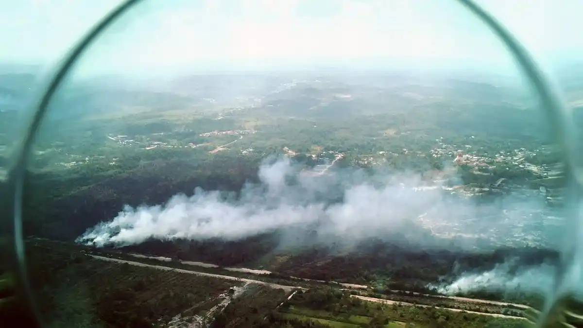 Asap Karhutla Menebal di Balikpapan, Terbawa dari Sejumlah Wilayah Kalimantan