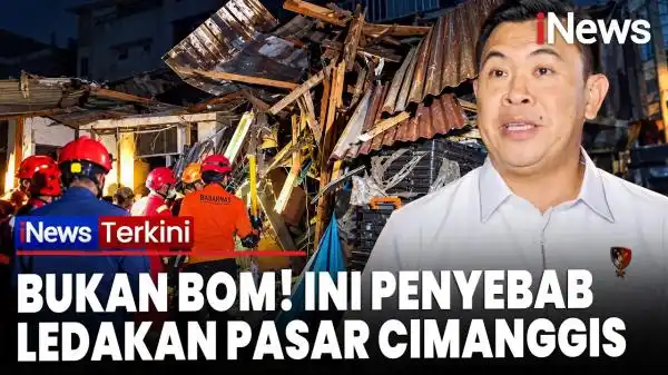 Ledakan di Gudang Buah Pasar Cimanggis Dipastikan Bukan Bom