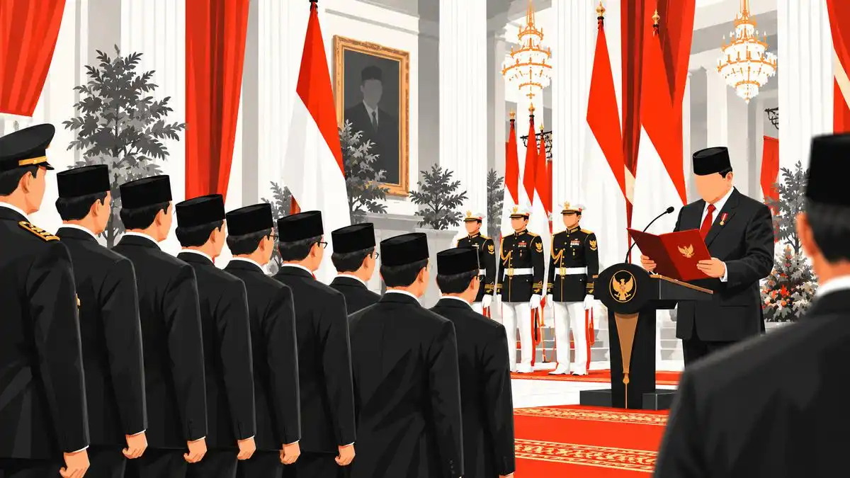 Sembilan Pejabat Baru Dilantik dalam Perombakan Kabinet Prabowo
