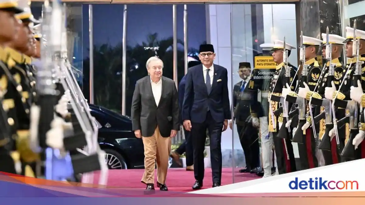 António Guterres Tiba di Indonesia untuk Kunjungan Kerja, Dijadwalkan Bertemu Prabowo