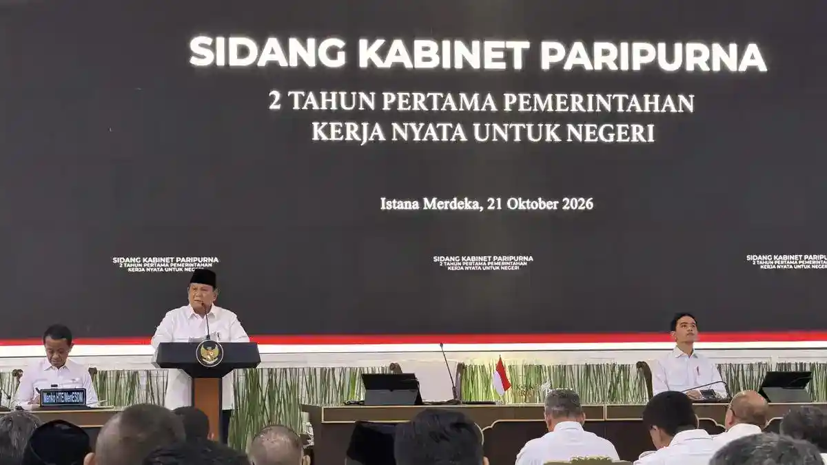 Dua Tahun Pemerintahan, Prabowo Apresiasi Kinerja dan Kekompakan Kabinet Merah Putih