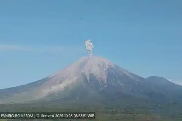 Erupsi Semeru Pagi Hari, Warga Diminta Menjauhi Zona Rawan
