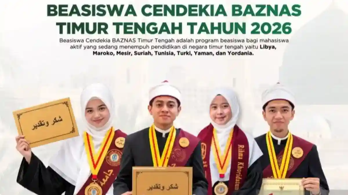 Peluang BCB 2026 bagi Mahasiswa Indonesia di Timur Tengah: Kuota, Fasilitas, dan Syarat
