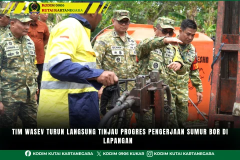 Tim Wasev Turun Langsung Tinjau Progres Pengerjaan Sumur Bor di Lapangan